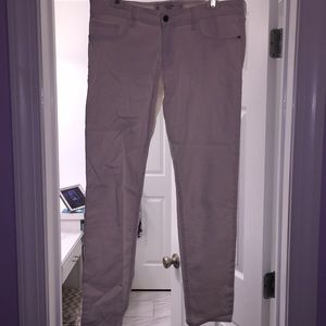 A&F White denim jeans